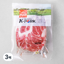 하이포크 한돈 목심 구이용 (냉장), 600g, 3팩