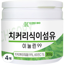 케이원바이오 치커리식이섬유 이눌린99, 300g, 4개