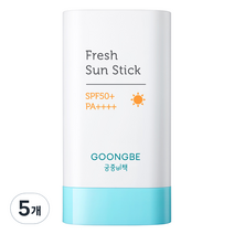 궁중비책 프레시 선스틱 SPF50+ PA++++, 19g, 5개