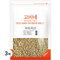 고미네 귀리 국산, 500g, 3개