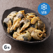 아라보감 산채로 데친 국산 전복내장 (냉동), 300g, 6개