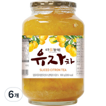다농원 유자차, 1kg, 6개