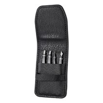 뷰티마마 고급 전문가용 쪽집게 핀셋 4종 세트, 블랙, 1세트