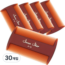 세븐스타 A-18 참빗, 브라운, 30개입