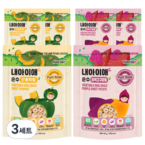 내아이애 유기농 순수야채 단호박링 3p + 자색고구마링 3p, 3세트