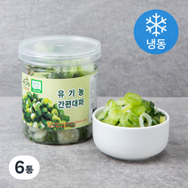 우리땅 유기농 인증 간편대파 (냉동), 150g, 6통