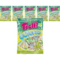 트롤리 사우어 옥토퍼스 젤리, 100g, 6개