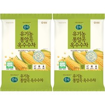 순작 유기농 통알곡 옥수수차, 2개, 500g