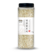 건강곡간 2023년산 햇곡 영광 찰보리, 1kg, 1통