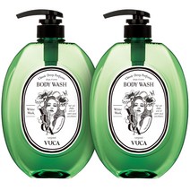 뷰카 클래식 딥 퍼퓸 바디워시 화이트머스크향, 2개, 1050ml