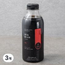 핸디엄 냉장 콜드브루 커피원액 케냐, 500ml, 3개