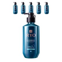 려 자양윤모 9ex 탈모 전문케어 비듬 두피용 샴푸, 400ml, 6개