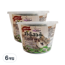 힐링타임 파릇파릇 드라이 캣닢, 6개입