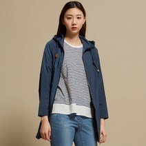 올리비아로렌 여성용 후드 스트링 중기장 점퍼 VVPCLWF7111