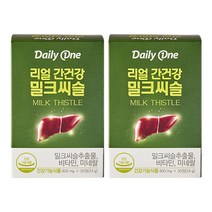 데일리원 리얼 간건강 밀크씨슬, 30정, 2개