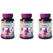 홀리데이즈 비타민B 컴플렉스, 3개, 90정