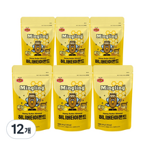 머거본 허니 버터 아몬드, 200g, 12개