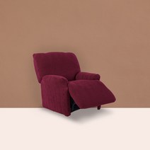 소파스킨스 글라무어 리클라이너 소파커버, 레드와인