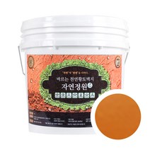 바른황토 바르는 천연황토벽지 자연정원 페인트 18L, 동황토