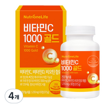 뉴트리원 비타민C 1000 골드, 4개, 37.5g