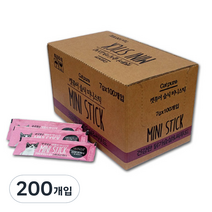 캣퓨어 미니스틱, 닭가슴살 + 시푸드 혼합맛, 200개입