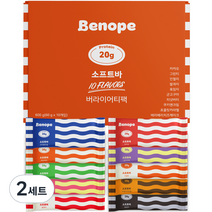 베노프 프로틴 소프트바 60g x 10종 버라이어티 세트, 600g, 2세트