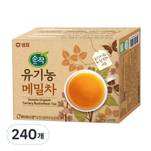 순작 유기농 메밀차, 1.5g, 240개