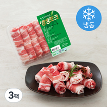 생생포크 한돈 무항생제 대패 삼겹살 구이용 (냉동), 500g, 3팩