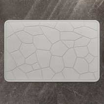 모던홀릭 규조토 발매트 음각 3D, 3D 스톤 그레이