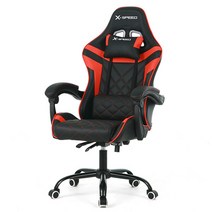 베스트리빙 X-SPEED 7949 게이밍 의자, 블랙레드