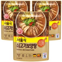 오뚜기 서울식 쇠고기 보양탕, 500g, 3개