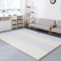 엘키즈 프리미엄 항균 폴더매트 2p, 실버그레이