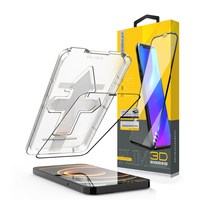아이베리 이지 앱 3D 풀커버 강화유리필름 아이폰용, 1매입