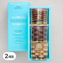 파리크라상 실온 사브레 쿠키 + 쇼핑백 선물세트, 200g, 2세트
