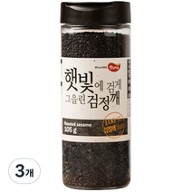 햇님마을 햇빛에 검게 그을린 검정깨, 105g, 3개