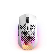 스틸시리즈 초경량 무선 게이밍 마우스 AEROX 3 WIRELESS SNOW, 혼합색상