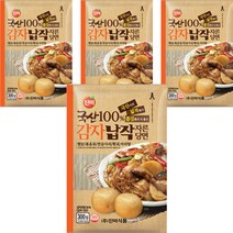 진미 국산감자 납작 자른당면, 4개, 300g