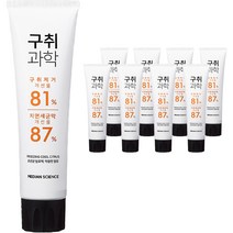 메디안 구취과학 프리징쿨 시트러스 치약, 9개, 120g