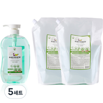 에버미라클 EM 주방세제 750ml + 리필 1.5L x 2p, 5세트