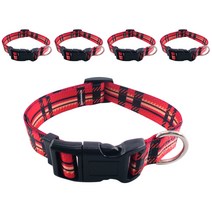 해밀 반려동물 디지털 프린팅 에스닉한 보헤미안 목걸이 5p, 레드