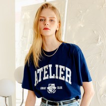 룩캐스트 여성용 ATELIER COLLEGE TSHIRT