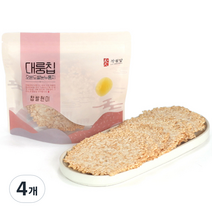 작월담 대룽칩 찹쌀현미 누룽지, 180g, 4개
