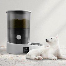 [바비온와이파이급식기] 바비온 반려동물 강아지 고양이 IoT 스마트 자동 급식기, 1.15kg, 화이트 (CWC-W 3L)
