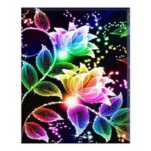 히여 DIY 보석 십자수 캔버스형 40 x 50 cm, 15. 빤짝이는 꽃 KS-008, 1세트