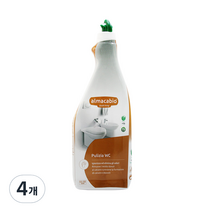 알마카비오 화장실클리너 멘톨향, 750ml, 4개
