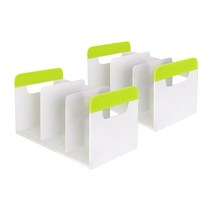 카파맥스 플러스 3단 책꽂이 2p, 연두