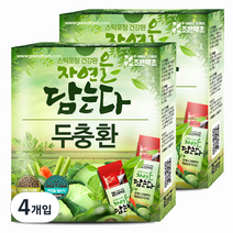 굿허브 조은약초 자연을 담는다 스틱형 두충환, 90g, 4개입