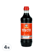 범일 간장, 4개, 860ml