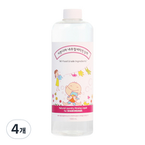 샤본다마 내추럴세탁린싱제, 1L, 4개