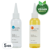 글로우몬스터 프리미엄 카렌듈라 추출물 100ml + 3Kda 올리고 히알루론산 2% 원액 100ml, 5세트